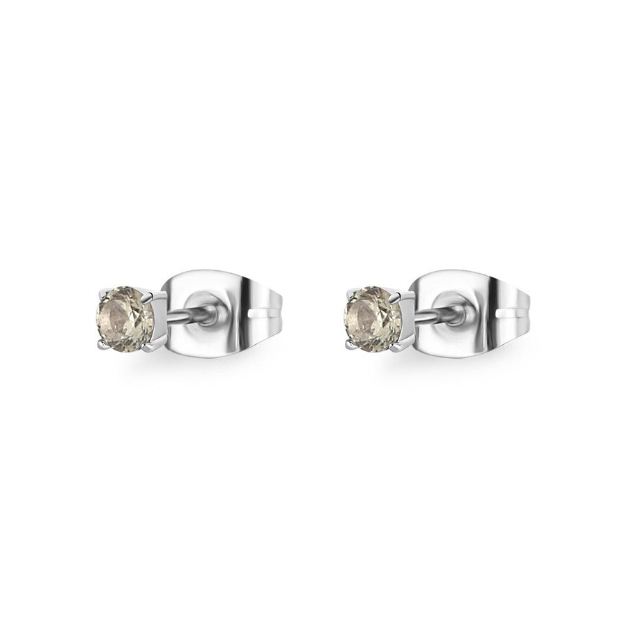 SDZ54 Orecchini S'AGAPò DAZZLY con cristallo color Chrysolite da 3mm