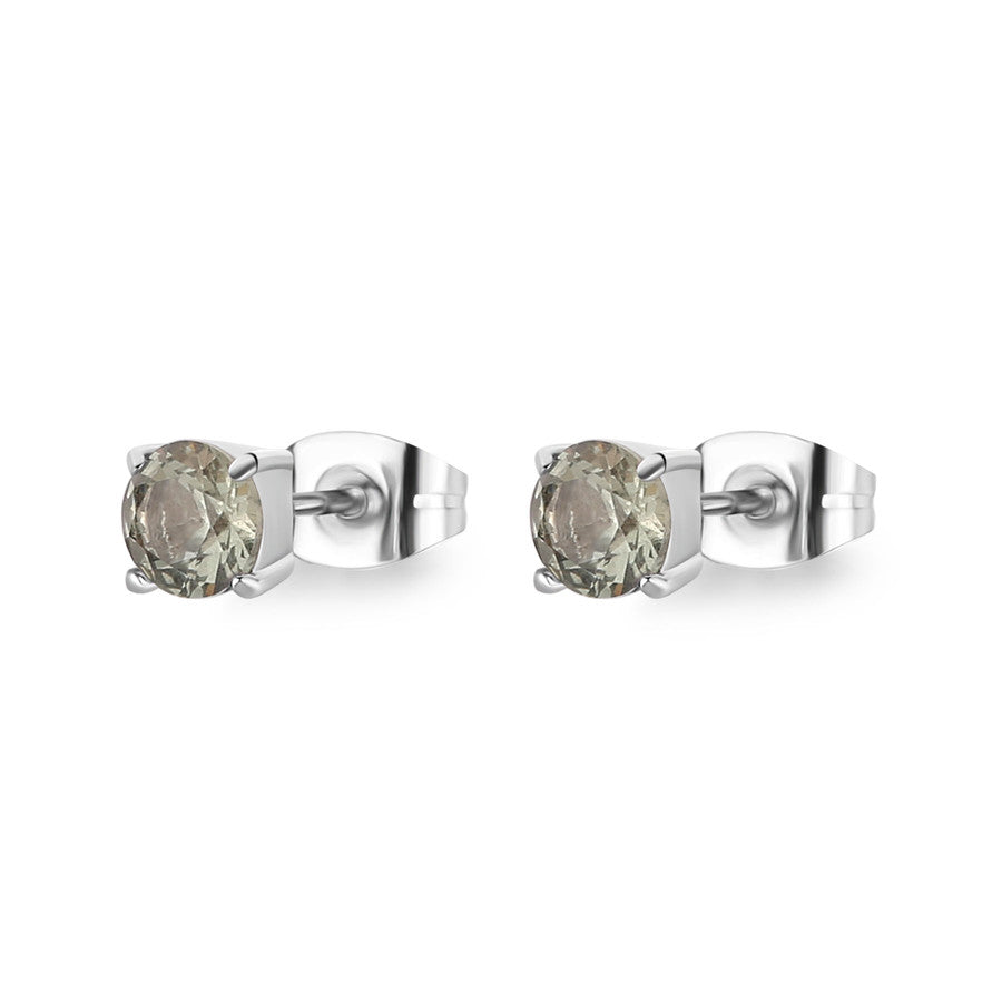 SDZ55 Orecchini S'AGAPò DAZZLY con cristallo color Chrysolite da 5mm