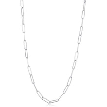 Carica l&#39;immagine nel visualizzatore di Gallery, SHK01 Collana a Girocollo S&#39;Agapò CHUNKY con maglia a Catena Forzatina in Acciaio Lucido
