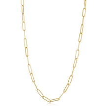 Carica l&#39;immagine nel visualizzatore di Gallery, SHK02 Collana a Girocollo S&#39;Agapò CHUNKY con maglia a Catena Forzatina in Acciaio PVD Oro
