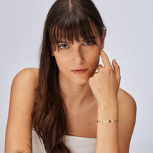 Carica l'immagine nel visualizzatore di Gallery, Bracciale con catena a dischetti in Acciaio con PVD oro 14k S'Agapò CHUNKY SHK101
