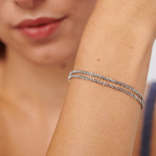 Carica l'immagine nel visualizzatore di Gallery, Bracciale a doppio filo in acciaio 316L S'AGAPò CHUNKY SHK112
