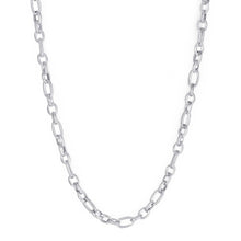 Carica l&#39;immagine nel visualizzatore di Gallery, SHK21 Collana lunga Sagapo CHUNKY con maglia a Catena in Acciaio
