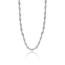 Carica l'immagine nel visualizzatore di Gallery, Collana con catena Snake Torchon in acciaio lucido di S'Agapò CHUNKY SHK45
