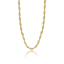 Carica l'immagine nel visualizzatore di Gallery, Collana con catena Snake Torchon in acciaio pvd oro 14K di S'Agapò CHUNKY SHK46
