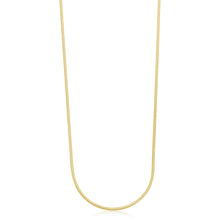 Carica l'immagine nel visualizzatore di Gallery, collana lunga con catena snake in acciaio dorato di sagapo chunky
