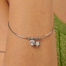Carica l'immagine nel visualizzatore di Gallery, Bracciale rigido con Cristallo e Stella in acciaio S'Agapò LUCKY LIGHT SKT31
