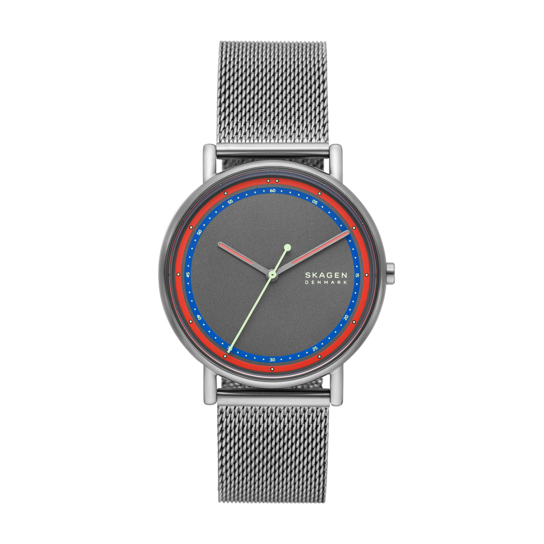 SKAGEN SKW6900 Orologio Uomo in Acciaio Grigio scuro Signatur