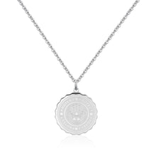 Carica l&#39;immagine nel visualizzatore di Gallery, SKY03 Collana S&#39;AGAPò LUCKY COIN Protect con simbolo Mano di Fatima in Acciaio
