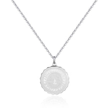 Carica l&#39;immagine nel visualizzatore di Gallery, SKY07 Collana S&#39;AGAPò LUCKY COIN Life con pendente Albero della Vita in acciaio
