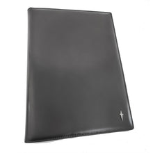 Carica l'immagine nel visualizzatore di Gallery, Copertura per Agenda (Notebook Cover) in pelle di vitello nera, Cesare Paciotti Jewels
