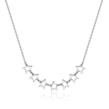 Carica l'immagine nel visualizzatore di Gallery, Collana donna con 7 stelline in acciaio S'Agapò STARLOVE SRL01

