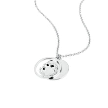 Carica l'immagine nel visualizzatore di Gallery, Collana con pendente a forma di fiore con cristalli in Acciaio di S'agapò MIROIR SRO04
