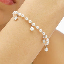 Carica l'immagine nel visualizzatore di Gallery, Bracciale con Perle e stelle in Acciaio S'AGAPò WISDOM SWI11
