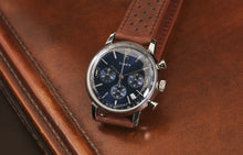 Carica l'immagine nel visualizzatore di Gallery, Orologio Cronografo con Tachimetro TIMEX Marlin da 40 mm in pelle marrone

