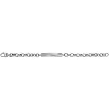 Carica l&#39;immagine nel visualizzatore di Gallery, Fossil JF04569040 Bracciale Uomo in Acciaio a Catena con piastrina - Harlow Linear Texture
