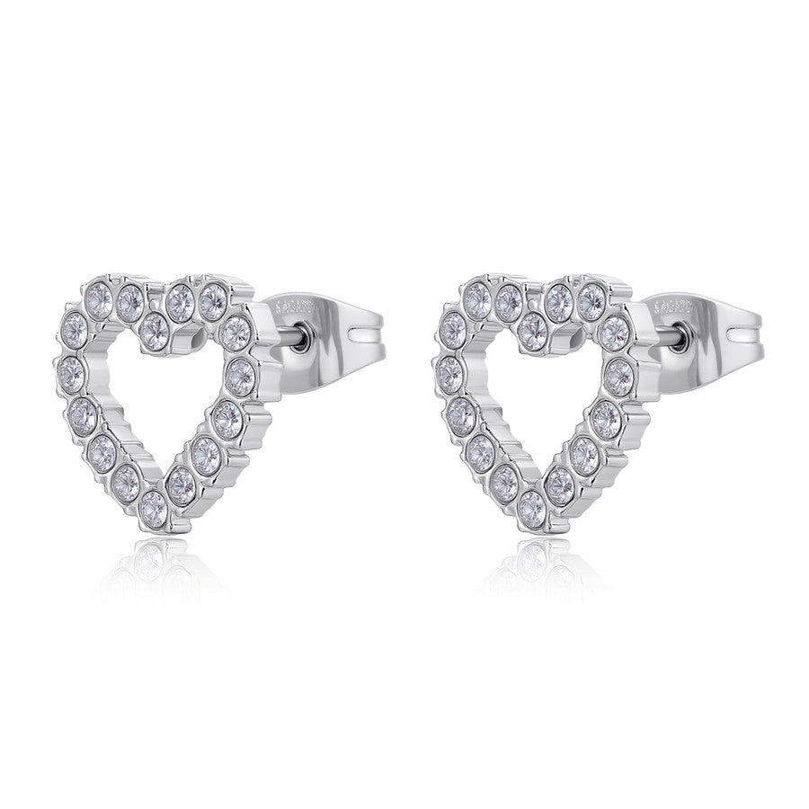 Orecchini a cuore da donna di S'AGAPò Gioielli della collezione 