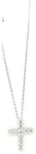 Carica l&#39;immagine nel visualizzatore di Gallery, JPCL0948B CESARE PACIOTTI Jewels Girocollo Unisex con Croce in Argento 925 e Zirconi
