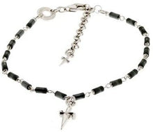 Carica l&#39;immagine nel visualizzatore di Gallery, JPBR0734B CESARE PACIOTTI Jewels Bracciale a Rosario in Argento 925 con Ematite
