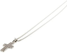 Carica l&#39;immagine nel visualizzatore di Gallery, JPCL0813B CESARE PACIOTTI Jewels Girocollo Unisex con Croce in Argento 925 e Zirconi

