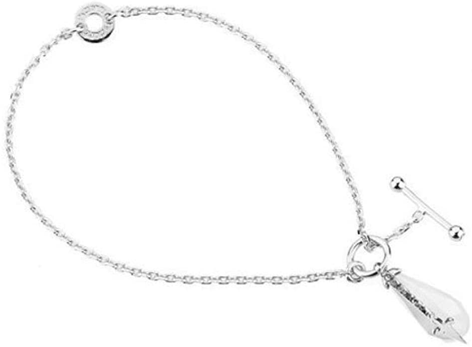 JPBR0693B CESARE PACIOTTI Jewels Bracciale da Donna con Charm in Argento 925 e Cristallo Bianco