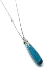 Carica l&#39;immagine nel visualizzatore di Gallery, JPCL0689B CESARE PACIOTTI Jewels Girocollo da Donna In Argento 925 e Cristallo Blu
