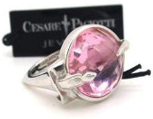 Carica l&#39;immagine nel visualizzatore di Gallery, JPAN0306B/16 CESARE PACIOTTI Jewels Anello da Donna in Argento con Cristallo Rosa
