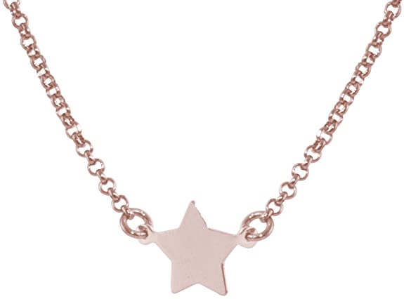 FEELINGS Jewels Girocollo CLCS024R con Stella in Argento Placcato Oro Rosa