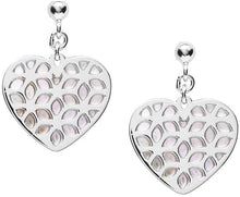 Carica l&#39;immagine nel visualizzatore di Gallery, Fossil JFS00489040 Orecchini Donna Cuore in Argento e Madreperla - Sterling Silver

