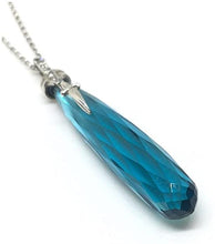 Carica l&#39;immagine nel visualizzatore di Gallery, JPCL0689B CESARE PACIOTTI Jewels Girocollo da Donna In Argento 925 e Cristallo Blu
