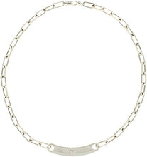 Carica l&#39;immagine nel visualizzatore di Gallery, JPCL0295B CESARE PACIOTTI Jewels Collana a Catena Unisex con Targa in Argento 925
