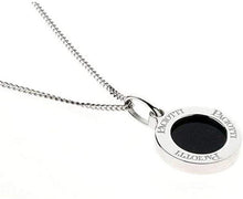 Carica l&#39;immagine nel visualizzatore di Gallery, JPCL0599B CESARE PACIOTTI Jewels Collana con Pendente Moneta in Argento 925 e Onice
