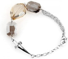 Carica l&#39;immagine nel visualizzatore di Gallery, JPBR0679B CESARE PACIOTTI Jewels Bracciale donna con Spadino in Argento 925 e Cristalli Fumè
