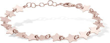 Carica l&#39;immagine nel visualizzatore di Gallery, FEELINGS Jewels Bracciale BRCS049R con Stelle in Argento placcato Oro Rosa BRCS049R
