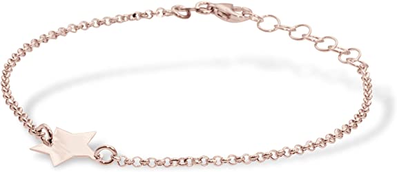 FEELINGS jewels bracciale BRCS014R con STELLA in Argento Placcato Oro Rosa