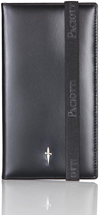 Cesare Paciotti Rubrica Telefonica in Pelle Nero
