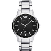 Carica l&#39;immagine nel visualizzatore di Gallery, EMPORIO ARMANI AR11181 Renato Orologio Uomo in Acciaio Quadrante nero
