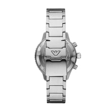 Carica l&#39;immagine nel visualizzatore di Gallery, EMPORIO ARMANI AR11360 Diver Orologio Cronografo Uomo in Acciaio Quadrante Nero
