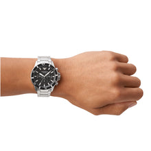 Carica l&#39;immagine nel visualizzatore di Gallery, EMPORIO ARMANI AR11360 Diver Orologio Cronografo Uomo in Acciaio Quadrante Nero
