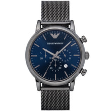 Carica l&#39;immagine nel visualizzatore di Gallery, EMPORIO ARMANI AR1979 Luigi Orologio Cronografo Uomo in Acciaio Placcato Nero
