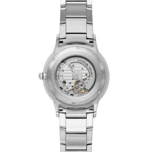 Carica l&#39;immagine nel visualizzatore di Gallery, EMPORIO ARMANI AR60055 Renato Orologio Meccanico uomo in Acciaio Quadrante Nero
