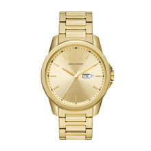 Carica l&#39;immagine nel visualizzatore di Gallery, ARMANI EXCHANGE AX1734 BANKS Orologio Uomo in Acciaio Placcato Oro
