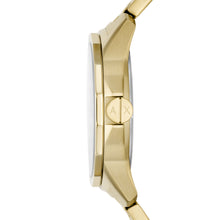 Carica l&#39;immagine nel visualizzatore di Gallery, ARMANI EXCHANGE AX1734 BANKS Orologio Uomo in Acciaio Placcato Oro
