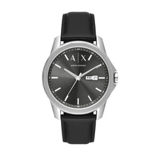 Carica l&#39;immagine nel visualizzatore di Gallery, ARMANI EXCHANGE AX1735 Banks Orologio Uomo in Pelle Nera
