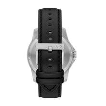 Carica l&#39;immagine nel visualizzatore di Gallery, ARMANI EXCHANGE AX1735 Banks Orologio Uomo in Pelle Nera
