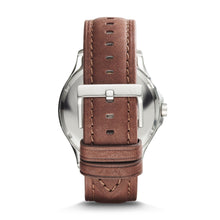 Carica l&#39;immagine nel visualizzatore di Gallery, ARMANI EXCHANGE AX2133 Hampton Orologio Uomo in Pelle Marrone
