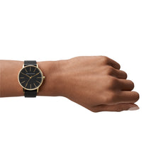 Carica l&#39;immagine nel visualizzatore di Gallery, ARMANI EXCHANGE AX5548 Lola Orologio Donna in Acciaio Color Gold Black
