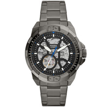 Carica l&#39;immagine nel visualizzatore di Gallery, FOSSIL ME3218 Automatico Uomo in Acciaio Grigio Fumo - Bronson
