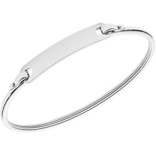 Carica l&#39;immagine nel visualizzatore di Gallery, FOSSIL JF02966040 Bracciale da Donna Rigido con Targhetta in Acciaio - Classics
