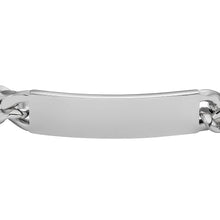 Carica l&#39;immagine nel visualizzatore di Gallery, Fossil JF04155040 Bracciale Uomo in Acciaio a Catena con Piastrina - Drew
